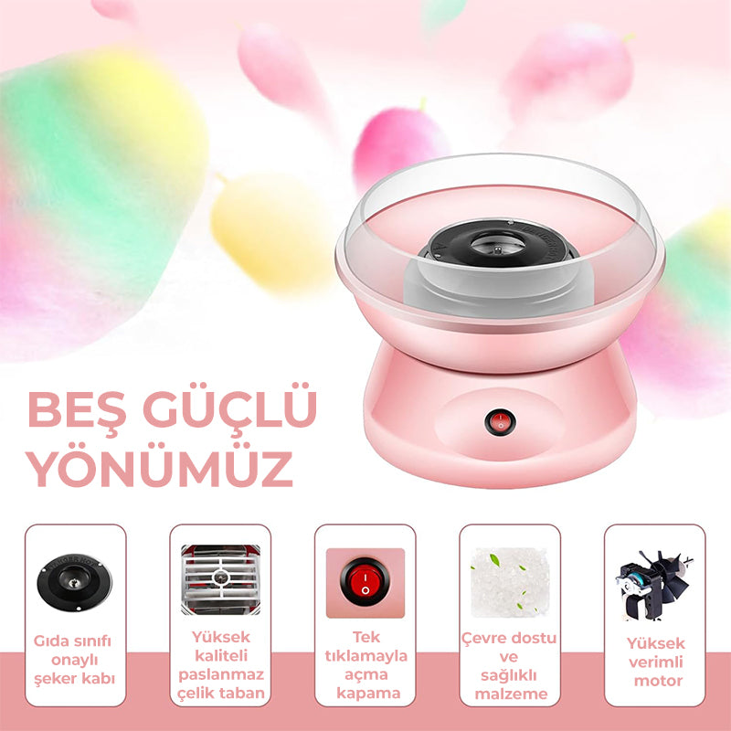 Bluvera® Pamuk Şeker Makinesi