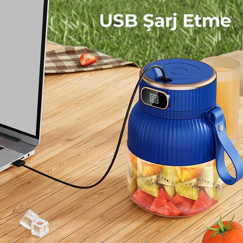 Taşınabilir Meyve Sıkma Bardağı